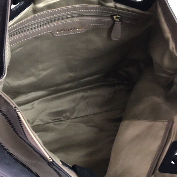 Isabella Fiori leather gypsy tote, 14x19”, NWT - Picture 4 of 7